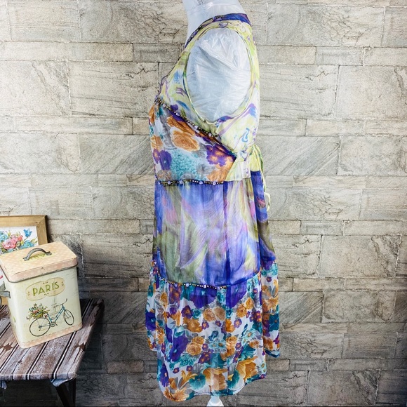 Anthropologie Petanu by pashma silk tunic dress - Picture 7 of 8